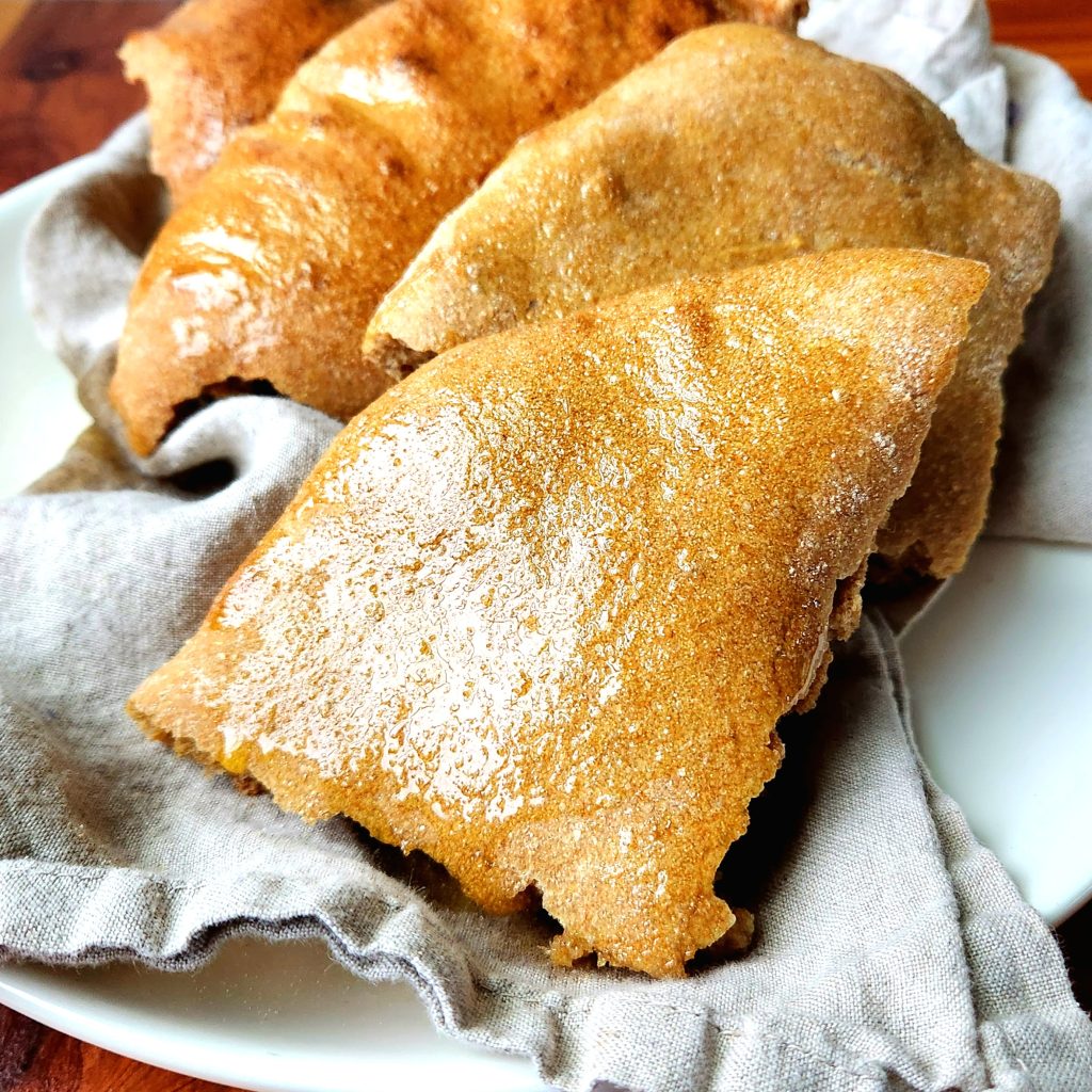 Einkorn Sourdough Flatbread (Easy Oven Baked Recipe)