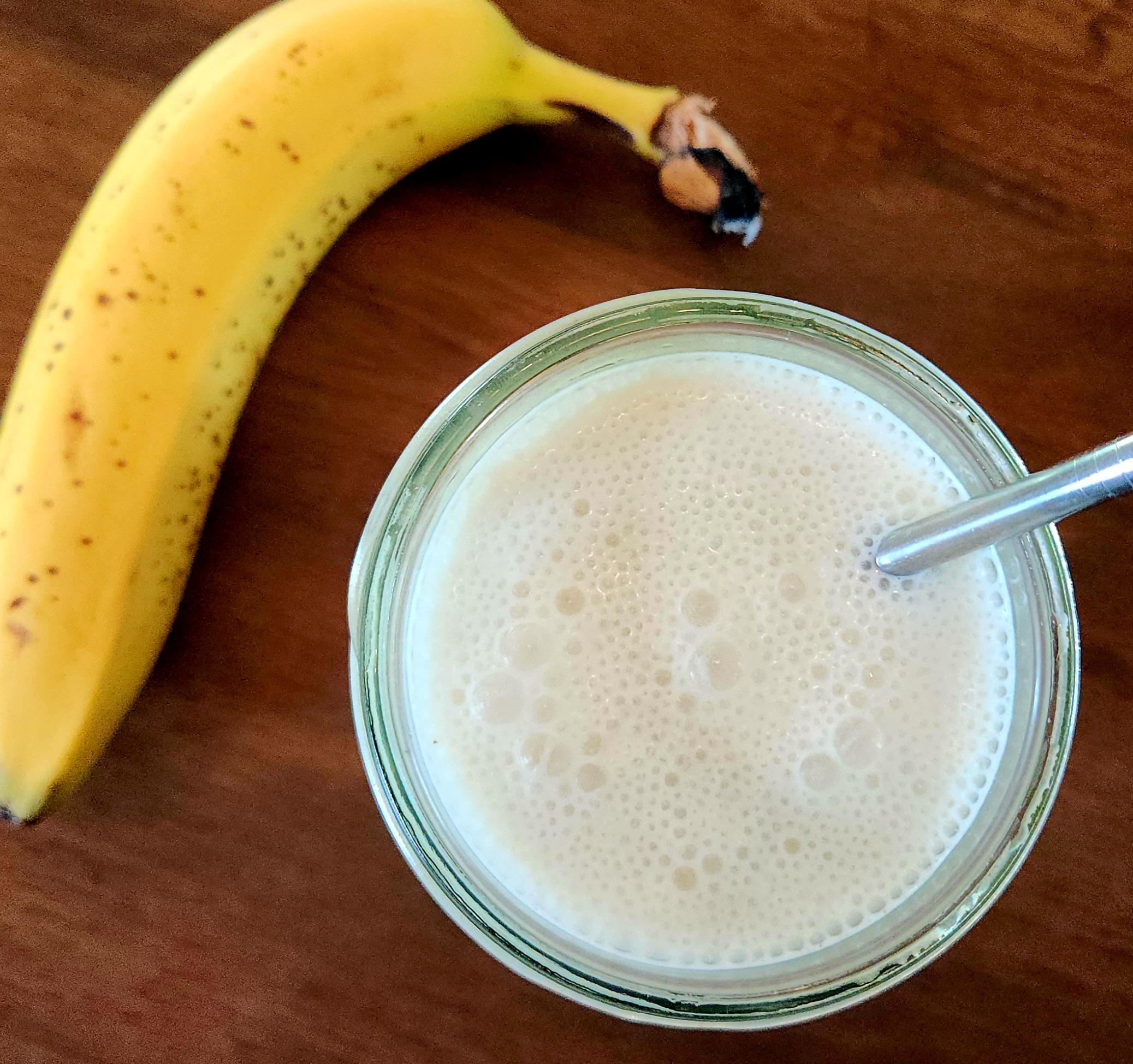 Healthy Homemade Banana Milk (Easy Korean Recipe)