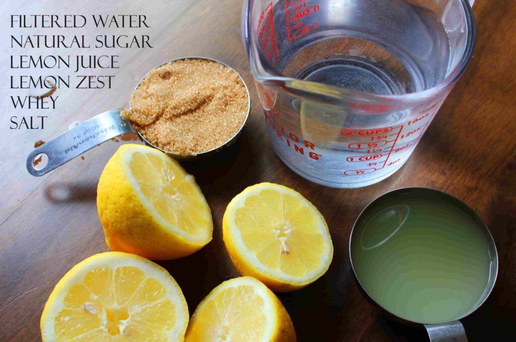 probiotic lemonade recipe ingredients