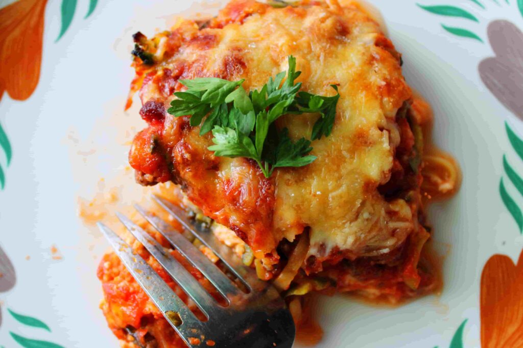 zucchini noodle casserole