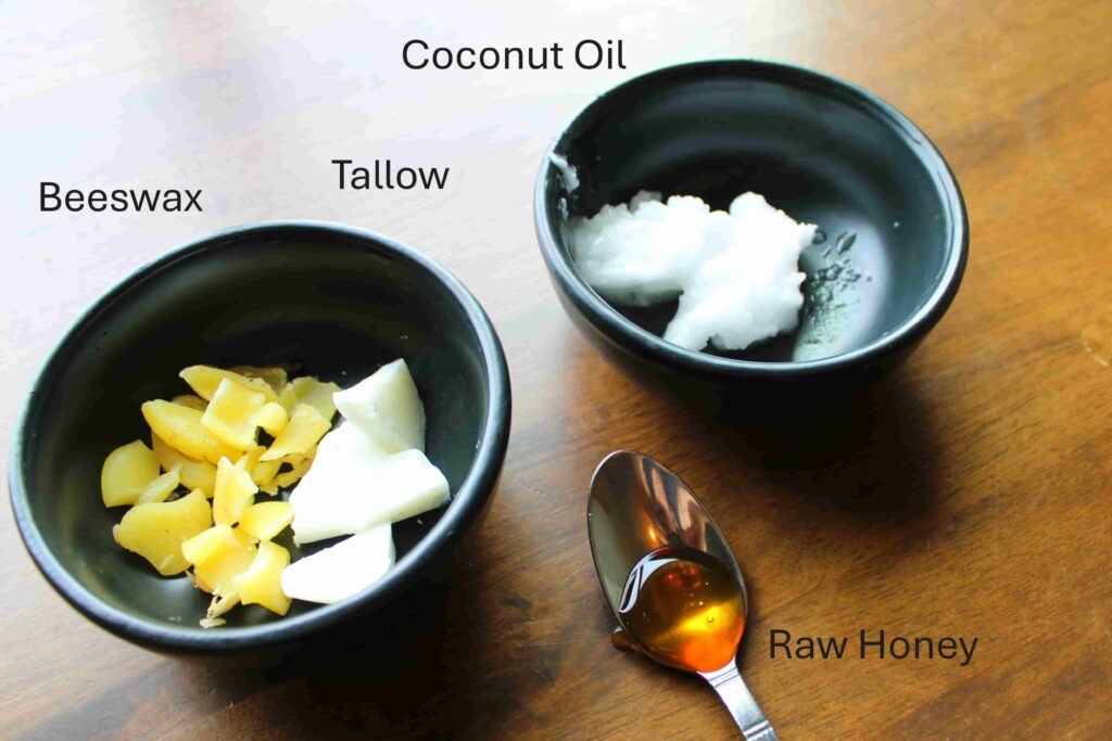 homemade coconut oil lip balm ingredients