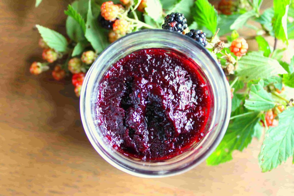 homemade seedless blackberry jam