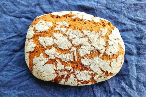 sourdough bread no dutch oven with ancient grains