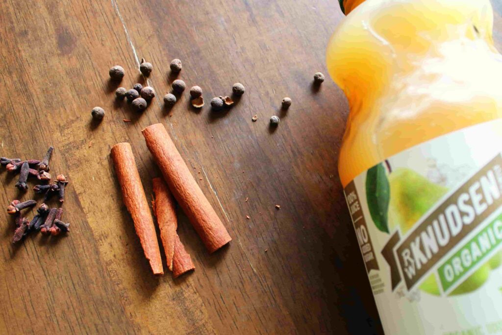 spiced pear cider ingredients